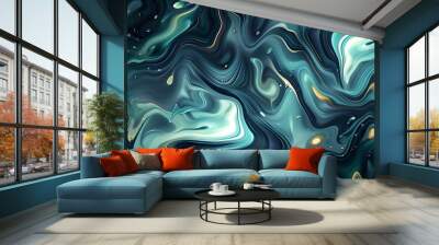 chaotic, abstract background. Wall mural