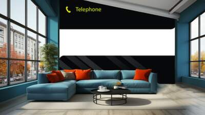 business card design Wall mural