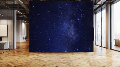 background with stars and nebula. Wall mural