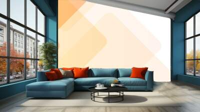 banne background advertising. white orange transparent eps 10 Wall mural