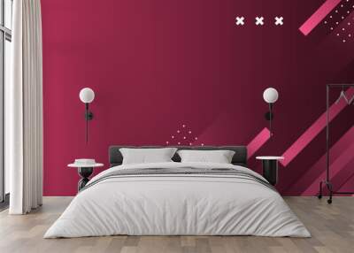 banner background. full color, gradations of pink and black Wall mural