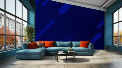 Blue gradation background, abstract ,  Wall mural