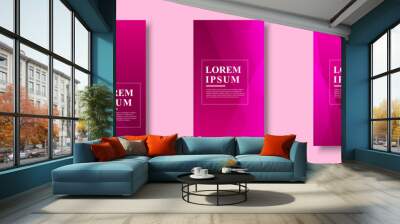 creative story background. pink purple gradation. abstarct  Wall mural