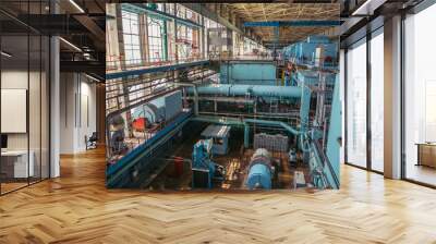 machinery room of nuclear power plant Wall mural