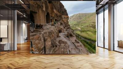 Vardzia cave monastery in Georgia Wall mural