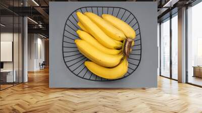 Fresh, ripe, golden tropical fruit banana Wall mural