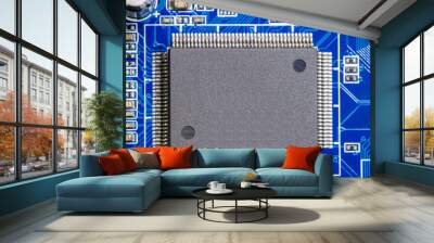 Micro photographing semiconductor chip Wall mural