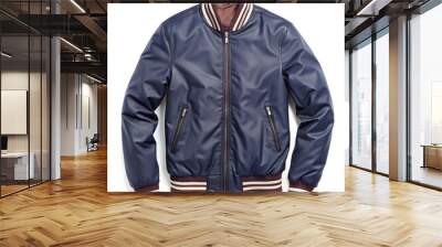 Jacket on white background Wall mural