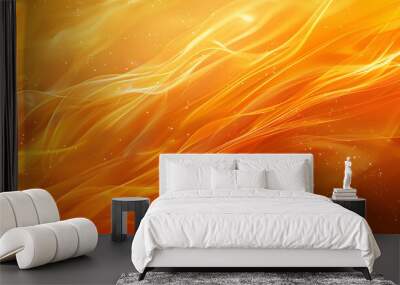 Orange and yellow background with a dark orange background Wall mural