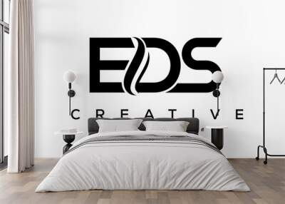 Letter EDS creative logo design vector	 Wall mural