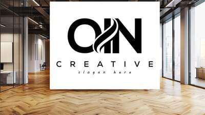 Letter OIN creative logo design vector	 Wall mural