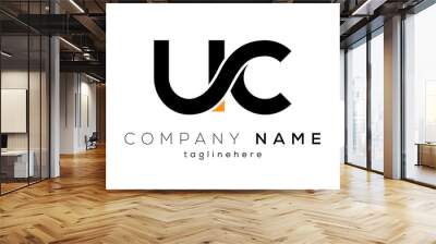 Letter UC creative logo design vector	 Wall mural