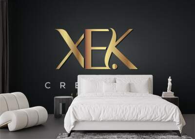 XEK creative luxury logo design Wall mural