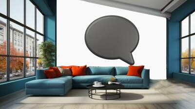 3d Realistic Chat or online message vector illustration Wall mural