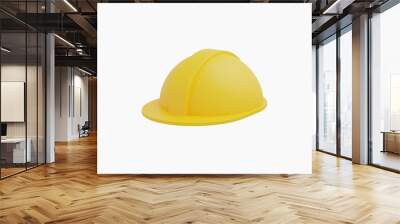 3d Realistic Construction helmet vector illustration. Wall mural