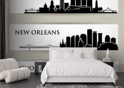 United States of America cities - skylines Wall mural