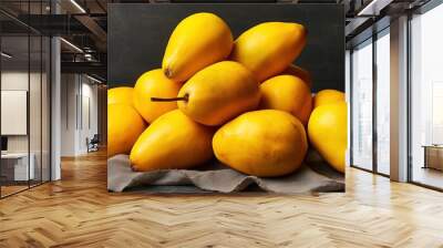 Fresh ripe mangoes UHD wallpaper Wall mural