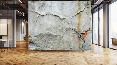 Gray Rough Background concrete old paint wall, Texture cement crack surface Wall mural