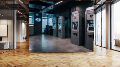 Envisioning the Future: Seamless Digital Crypto Transformation of Traditional Banking Systems to Cryptocurrency-Enabled ATMs in the Blockchain Age Wall mural