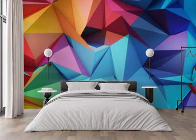 Abstract geometric background Wall mural