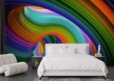 Colorful abstract background. Layout design template. Wall mural