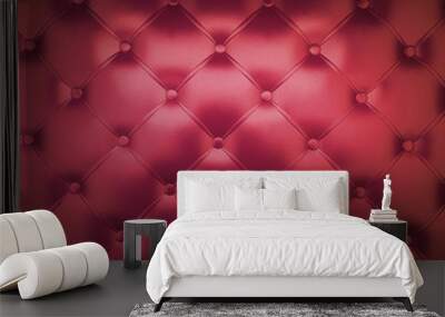 sepia luxury buttoned red leather Wall mural