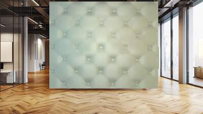 sepia luxury buttoned white leather Wall mural