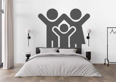 family icon Wall mural