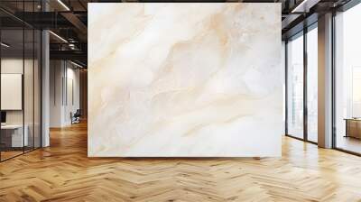 Texture of light cream paper for watercolor and artwork, gentle background marble texture. Generative AI. Wall mural