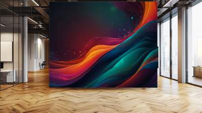 Beautiful abstract background texture wallpaper design banner illustration graphic template Wall mural