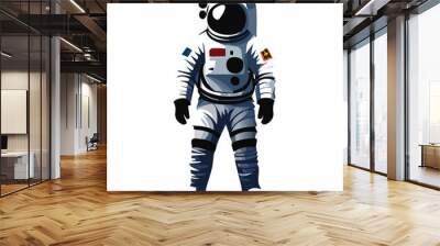 Astronaut vector Illustration on white background Wall mural