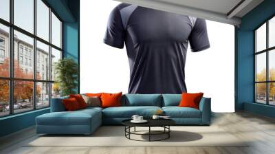 Short-sleeved sports t-shirt with a gradient design Wall mural