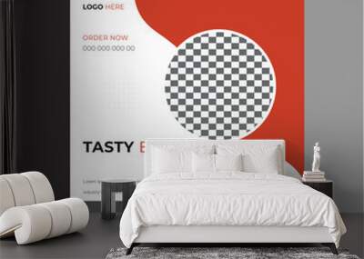 Social Media Post Design Wall mural