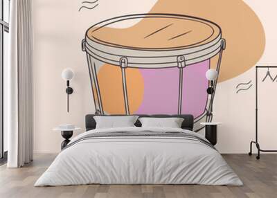 Kettledrum Vector Illustration Wall mural