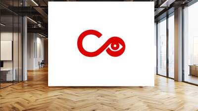 Infinity Co Initial Logo Vector Wall mural