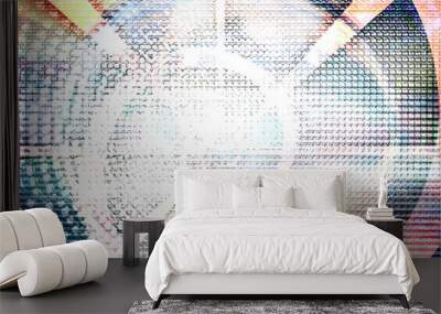 abstract mosaic background Wall mural