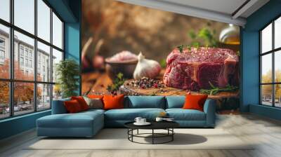 Meat Wall mural