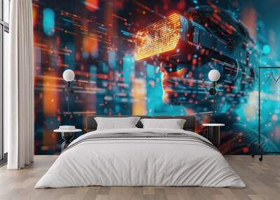 Virtual Reality Immersion Wall mural