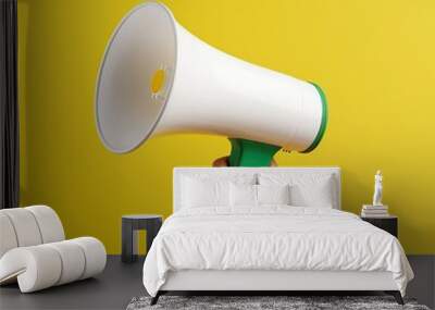 megaphone Wall mural