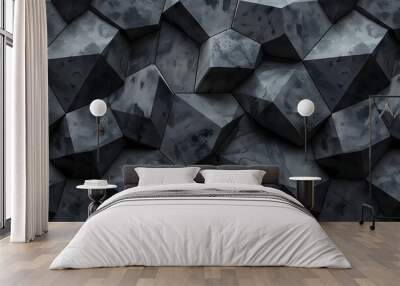 Abstract Geometric Concrete Wall Wall mural