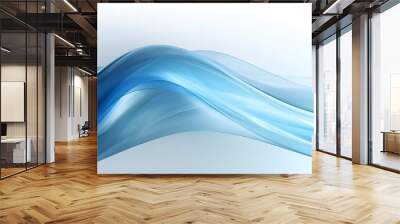 Blue Wave Background Wall mural