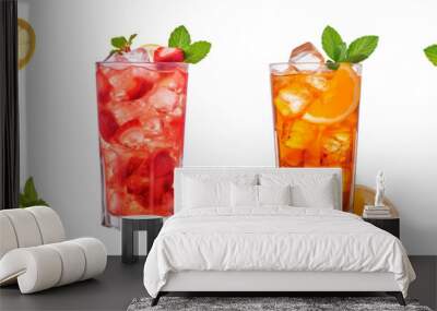 Summer cocktails Wall mural