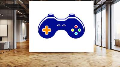 Game controller icon Wall mural