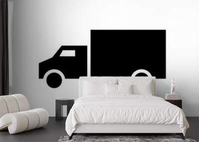 truck icon illustration Wall mural