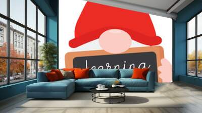 Back to school Gnome Wall mural