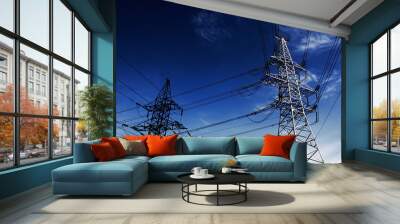 Power Line Wall mural