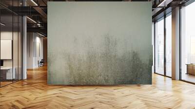 old white wall concrete texture with algae Wall mural