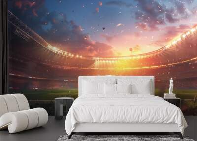 Football playground Wall mural