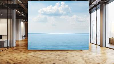 clouds over blue sea Wall mural