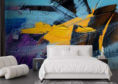 painted abstract background Wall mural